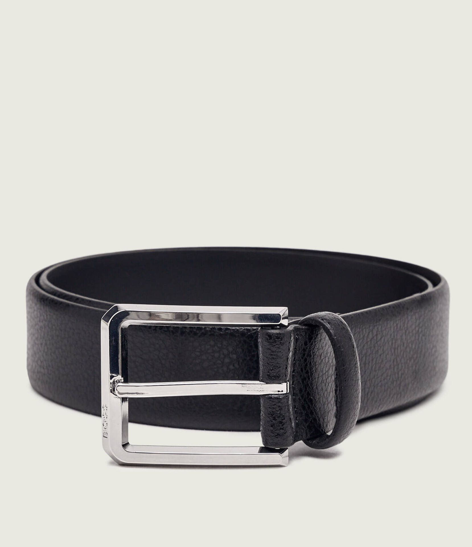 BOSS BLACK Skórzany pasek Caleb-Gr_Sz35