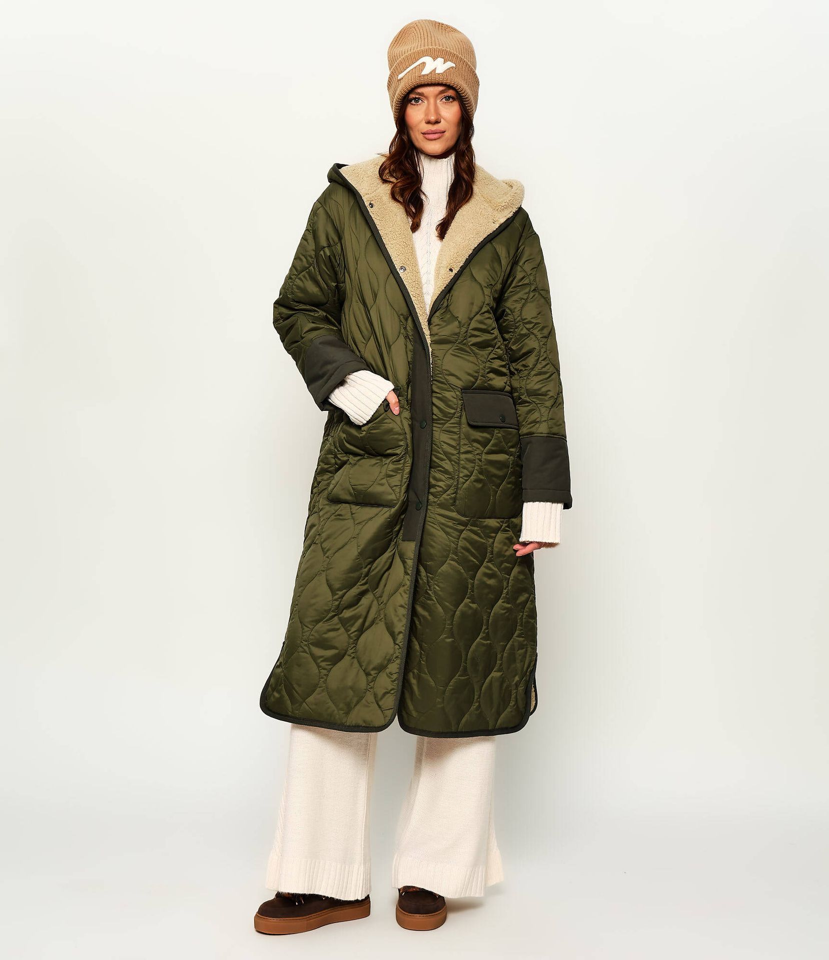 Gaëlle Paris Płaszcz shearling