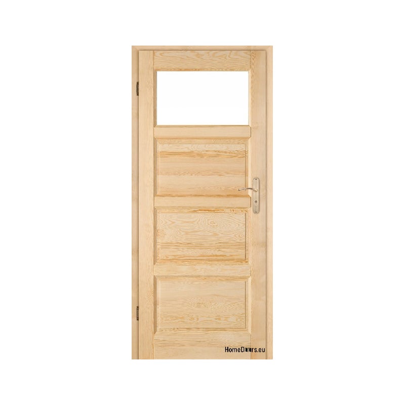 HOMEDOORS Drzwi sosnowe łazienkowe MANHATTAN DREWNO 60 Prawe