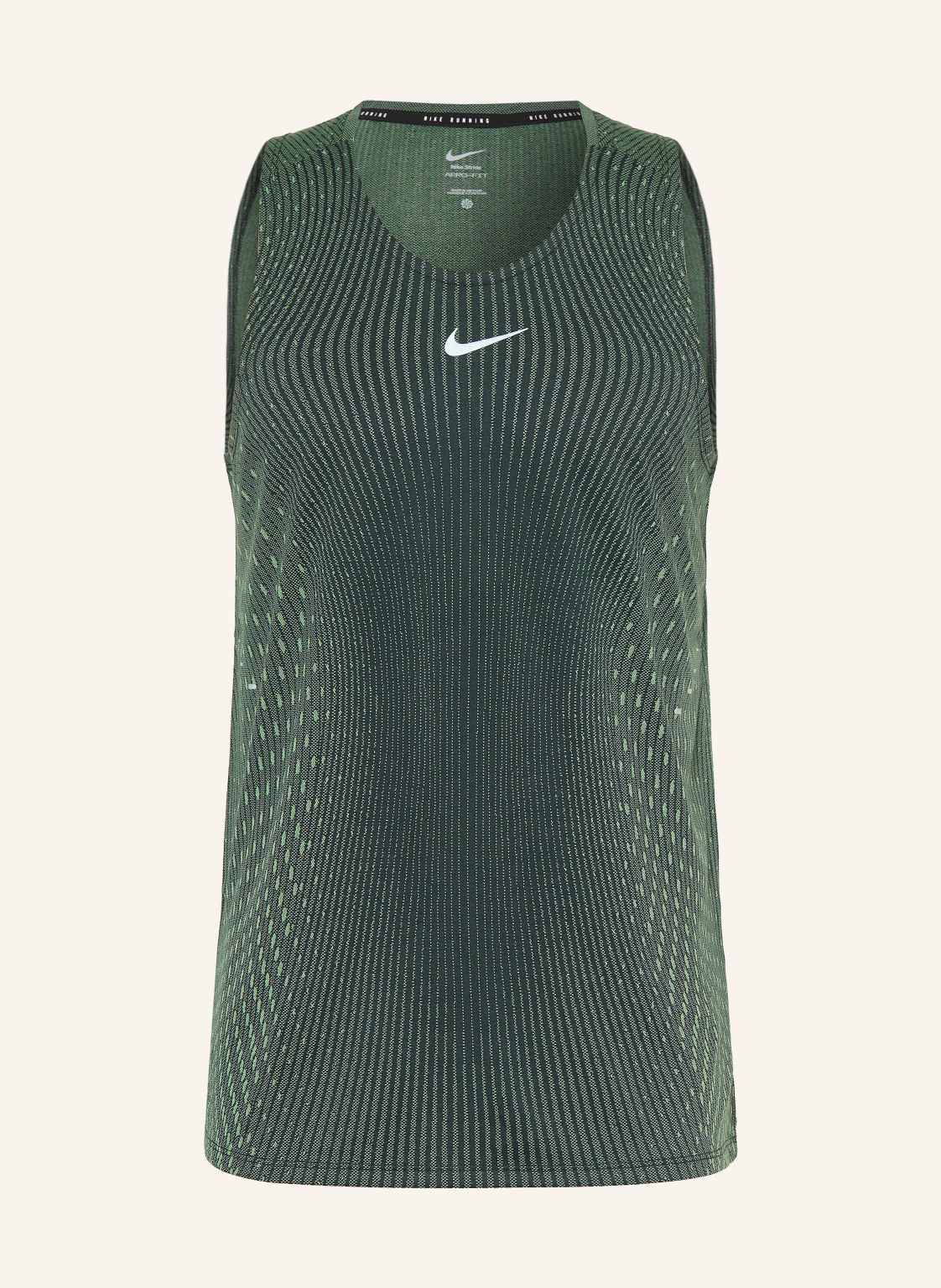 Nike Top Funkcyjny Stride gruen