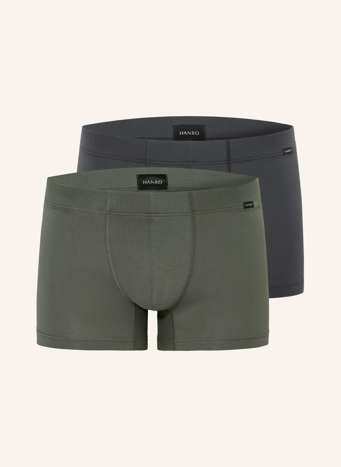 Hanro Bokserki Cotton Essentials, 2 Szt. gruen