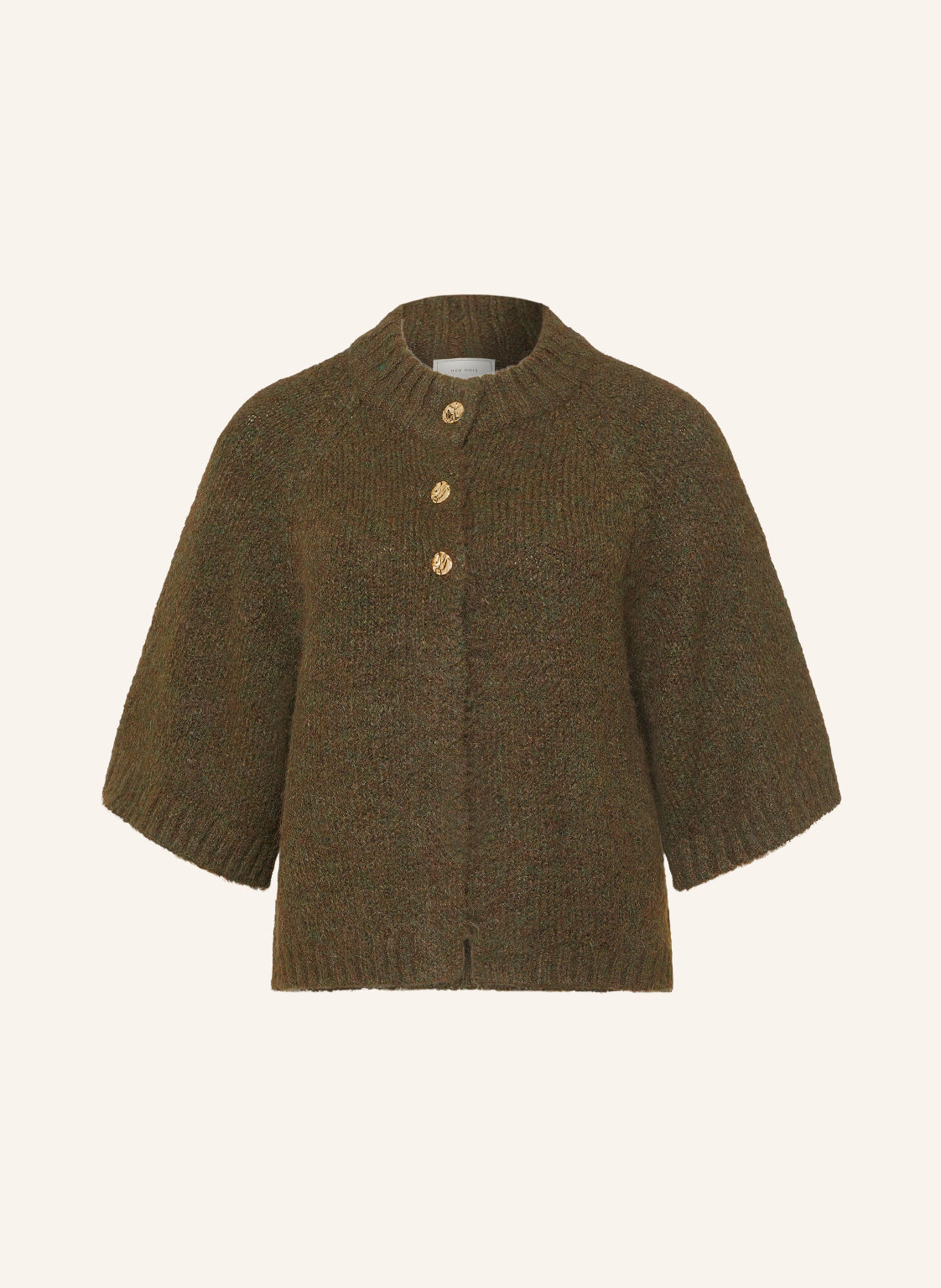 Neo Noir Kardigan Benuta Z Rękawami 3/4 gruen