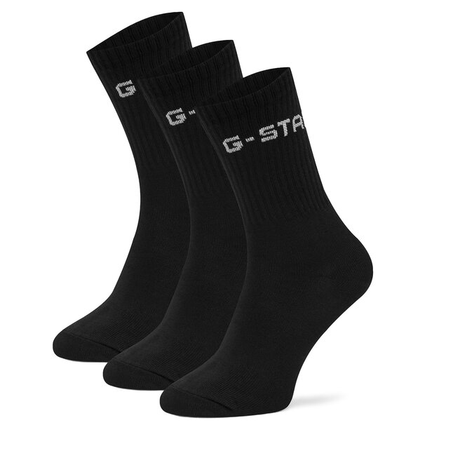 Skarpety długie G-STAR CEO_AS_G_STAR_001W_AW26 (3-PACK) Czarny
