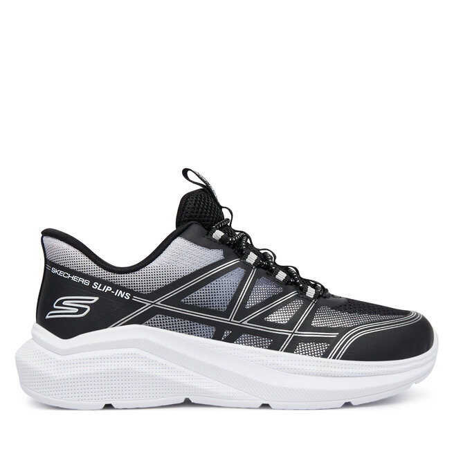 Sneakersy Skechers Microspec Velocity - Grid-Shift 404220L/BKSL Czarny