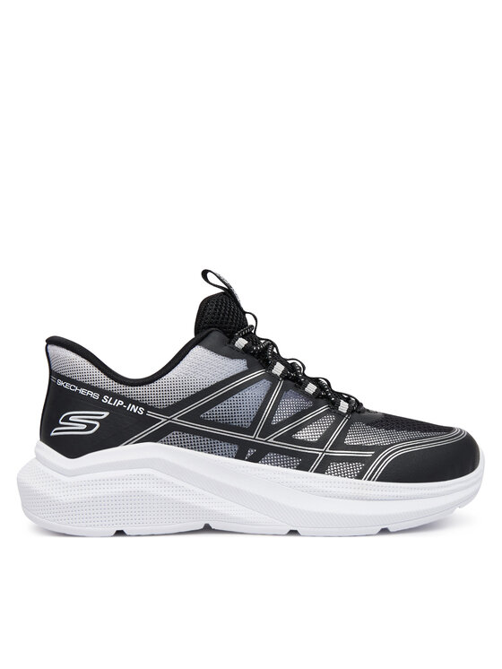 Skechers Sneakersy Microspec Velocity - Grid-Shift 404220L/BKSL Czarny