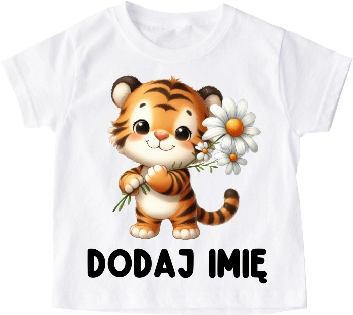 Koszulka dla dziecka z imieniem TYGRYSEK ''C208''
