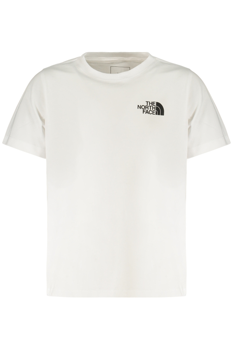 Biały T-shirt chłopięcy THE NORTH FACE NF0A8CVATEEN