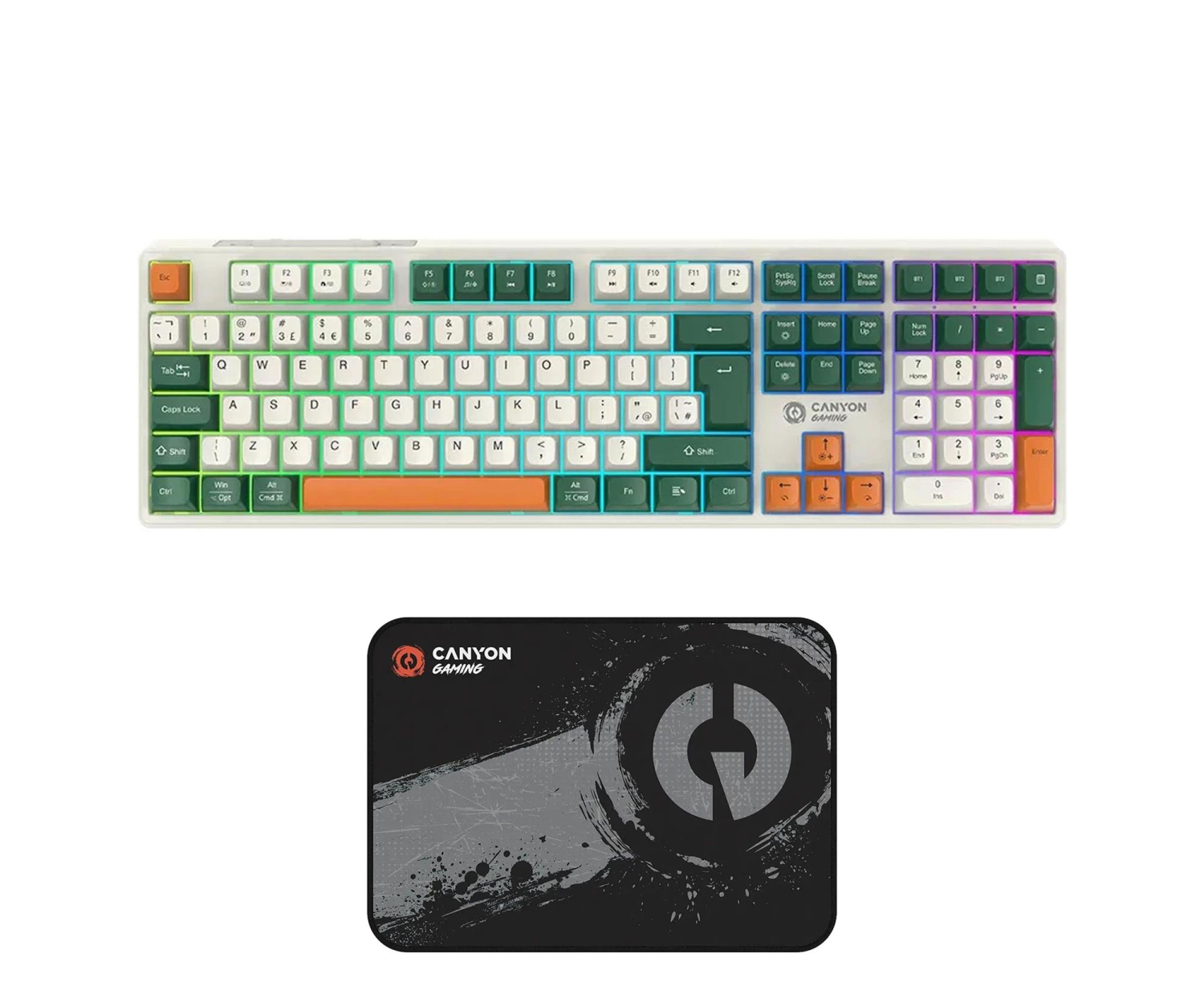 CANYON Shadder GKW-11 Mechanic RGB Wireless CNS-SKBW11iCND-CMP3