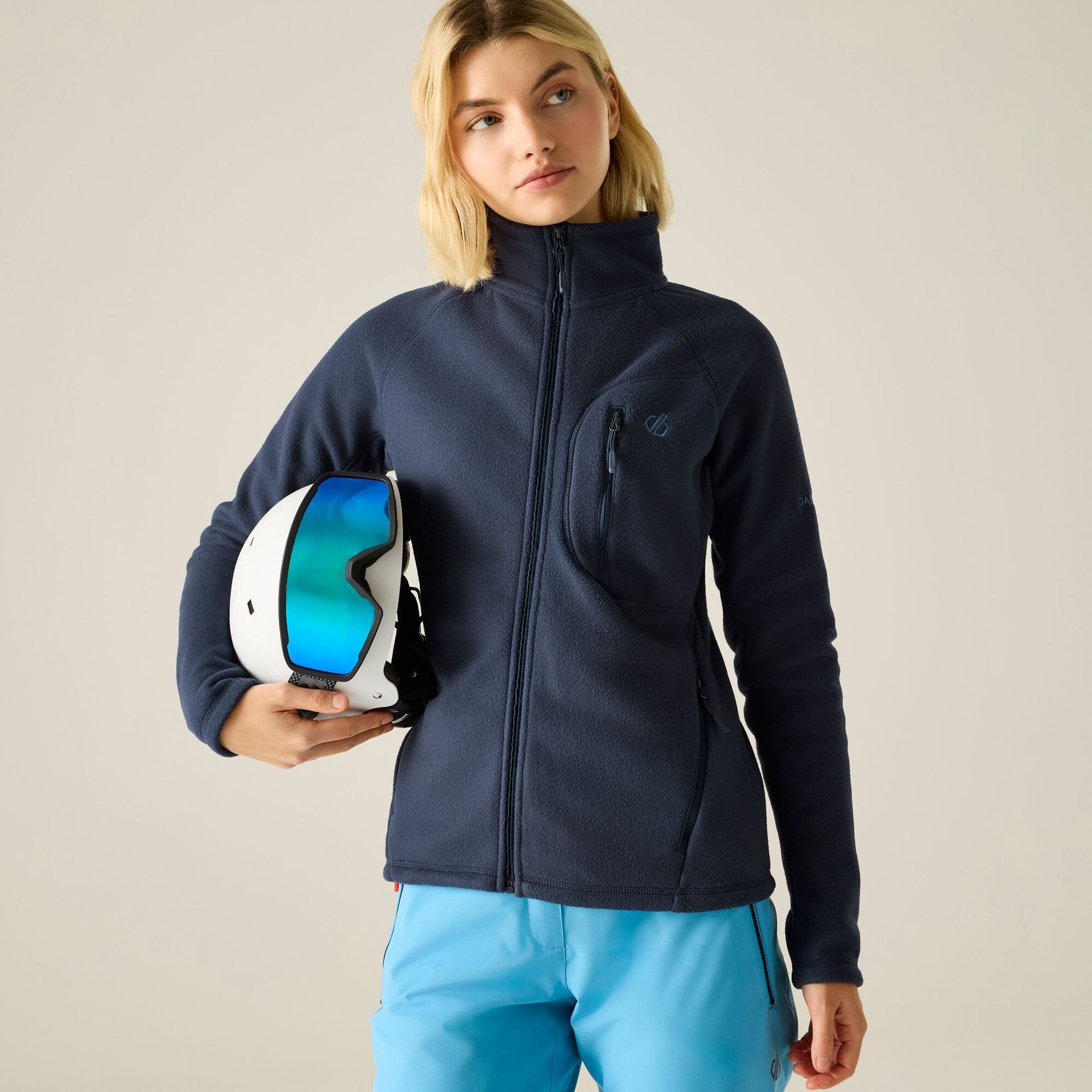 Dare 2b Polar damski rozsuwany Thermaflex Niebieski, Rozmiar: 44