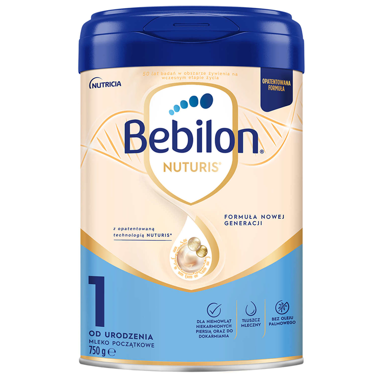 Bebilon Nuturis 1, mleko początkowe, od urodzenia, 750 g