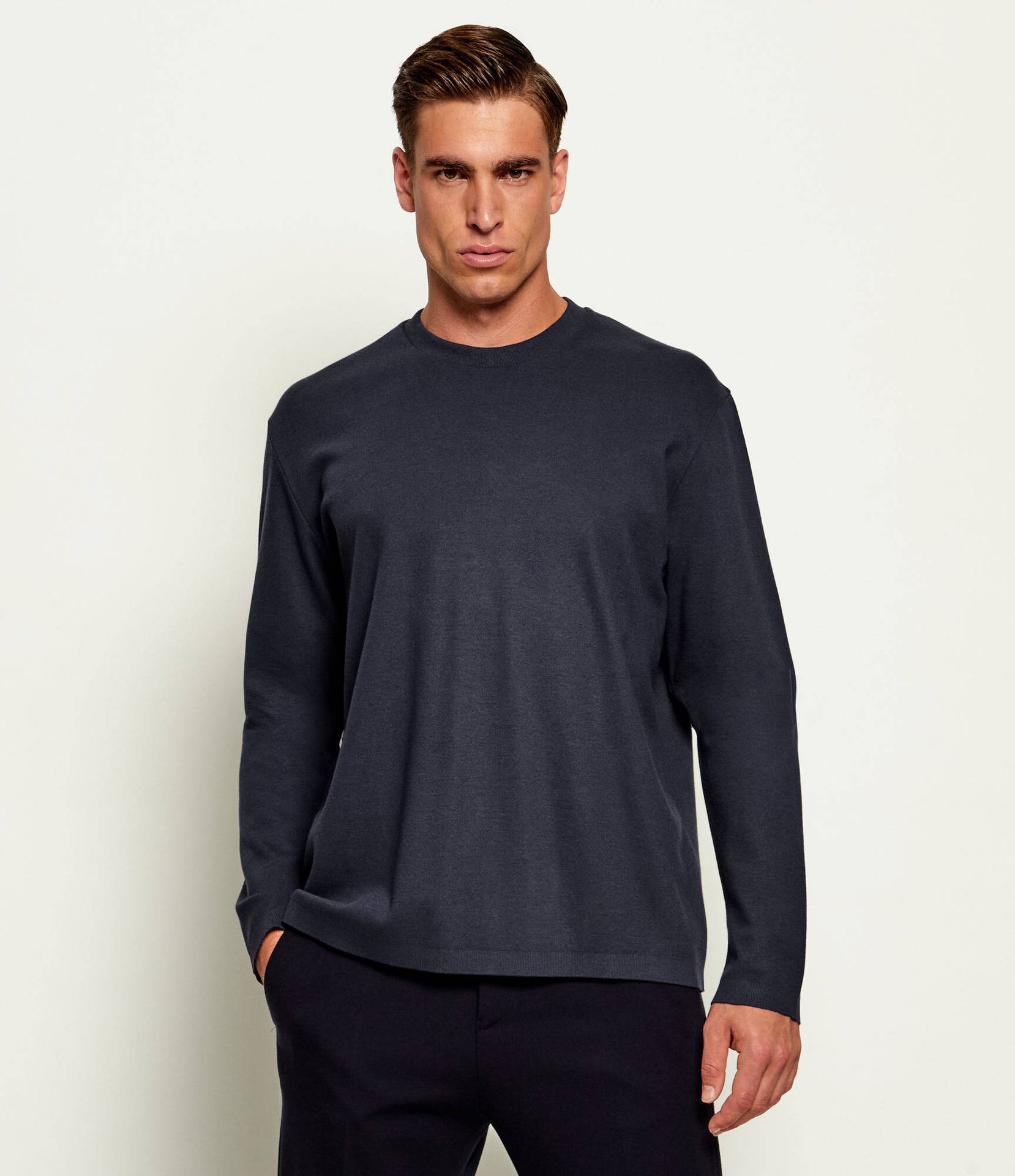 Herno Sweter Regular Fit z dodatkiem kaszmiru