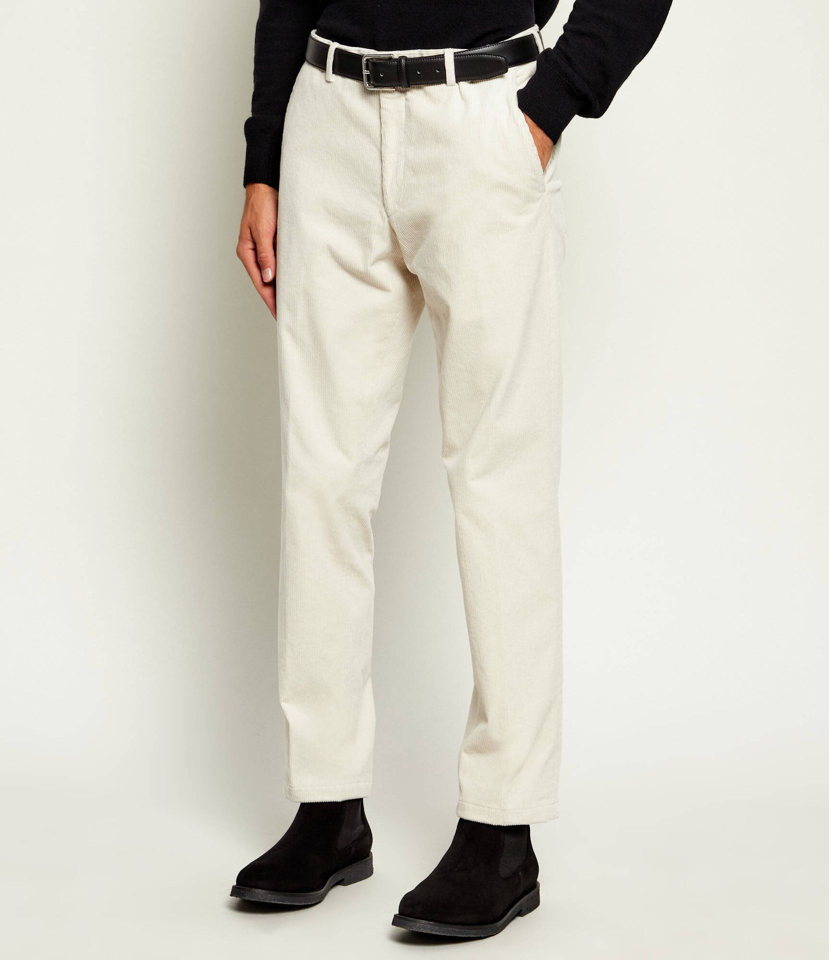 Oscar Jacobson Spodnie chino Dandy Regular Fit sztruks