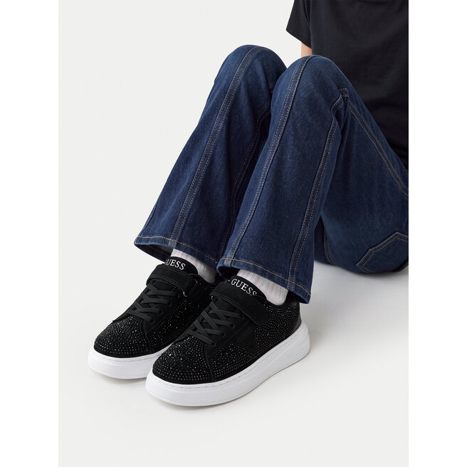 Sneakersy Guess EO-V9-27006 Czarny
