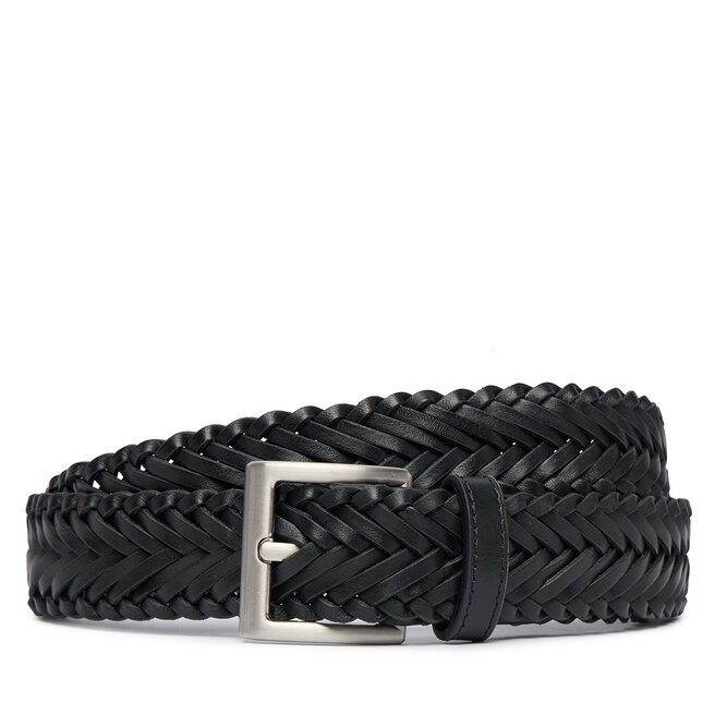 Pasek Tommy Hilfiger Th Soho Braid 3.0 AM0AM14776 Czarny
