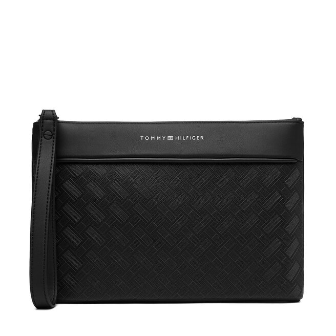 Saszetka Tommy Hilfiger Th Modern Monogram Pouch AM0AM14826 Czarny