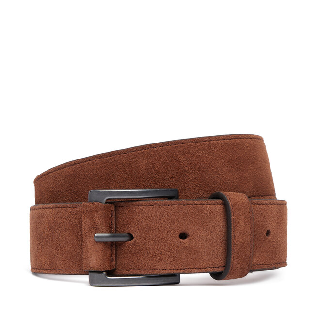 Pasek Tommy Hilfiger Th Soho Roller Suede 3.5 AM0AM14554 Brązowy