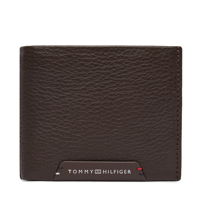 Portfel Tommy Hilfiger Th Corp Mini Cc AM0AM14788 Brązowy ciemny