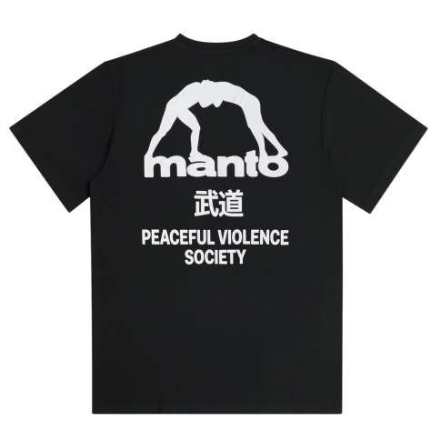 MANTO T-shirt Koszulka SOCIETY Black
