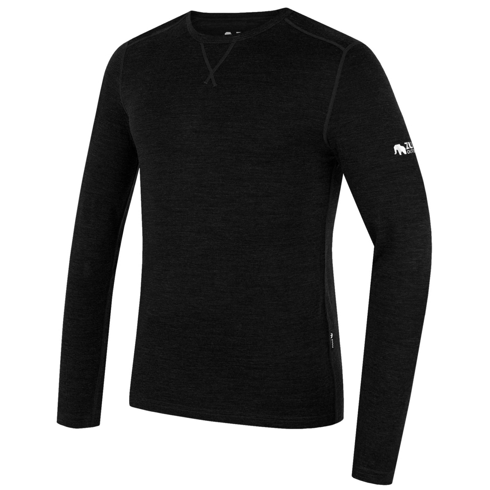 Koszulka męska Zulu Merino 160 Long Rozmiar: S / Kolor: czarny