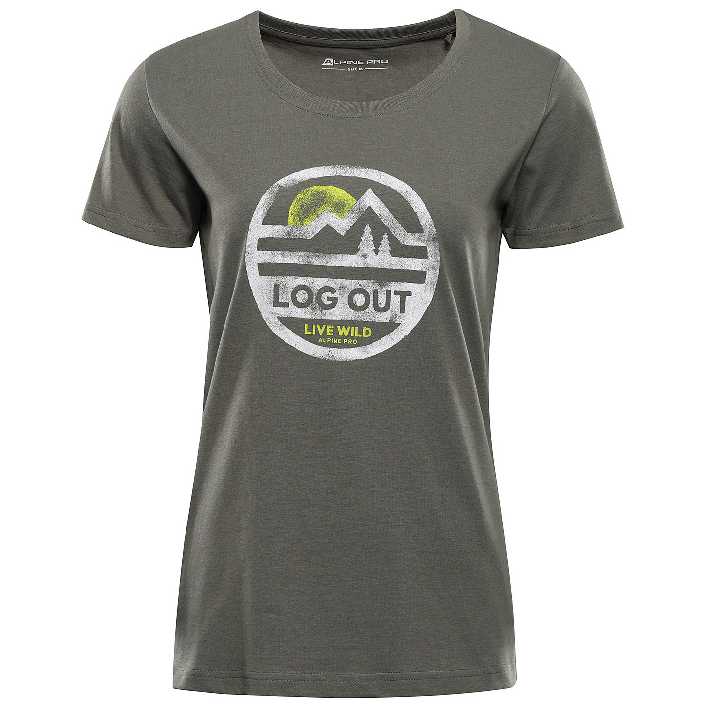 Koszulka damska Alpine Pro Termesa 4 Rozmiar: M / Kolor: zielony