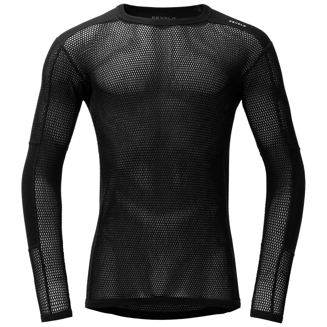 Męska koszulka Devold Wool Mesh Pro Shirt Man Rozmiar: L / Kolor: czarny