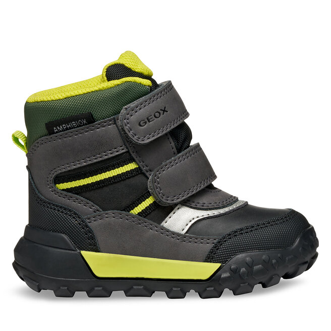 Śniegowce Geox B Trekkyup Boy B Abx B566LD 0MEBC C9299 M Czarny