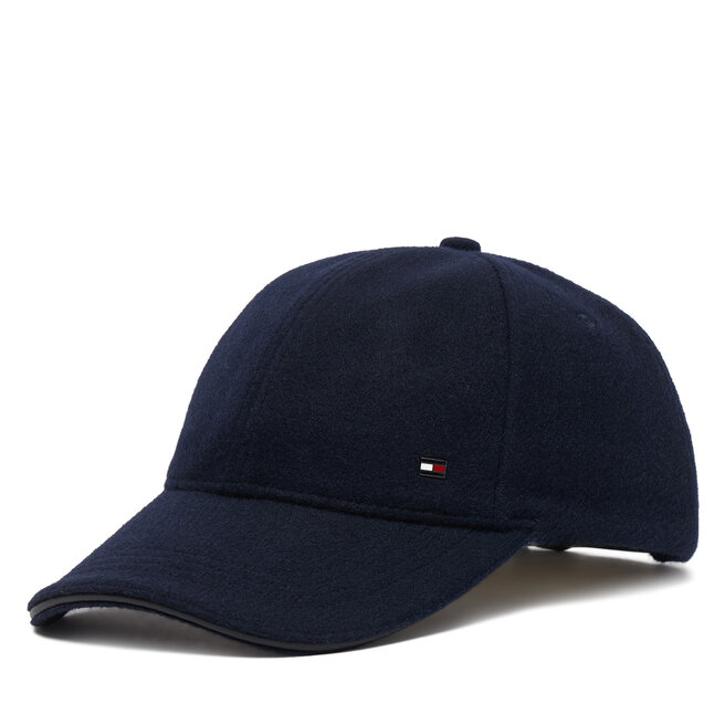 Czapka z daszkiem Tommy Hilfiger Dc Wool 6 Panel AM0AM14851 Granatowy