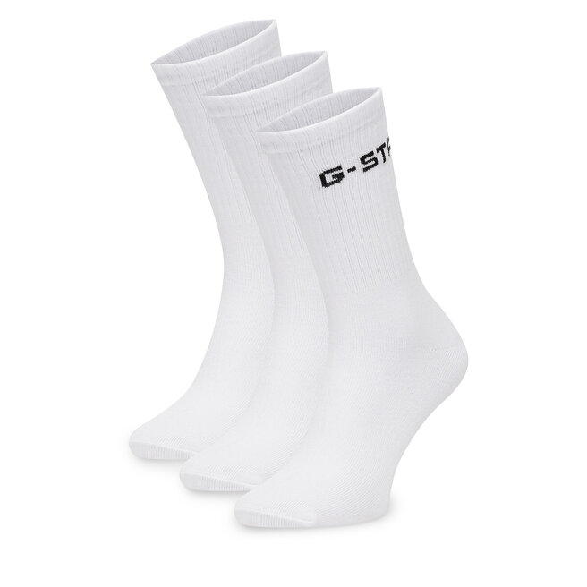 Skarpety krótkie G-STAR CEO_AS_G_STAR_001W_AW26 (3-PACK) Biały