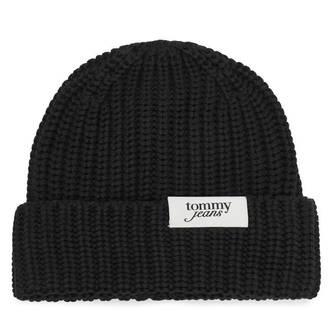 Czapka Tommy Hilfiger Script AW0AW18972 Czarny