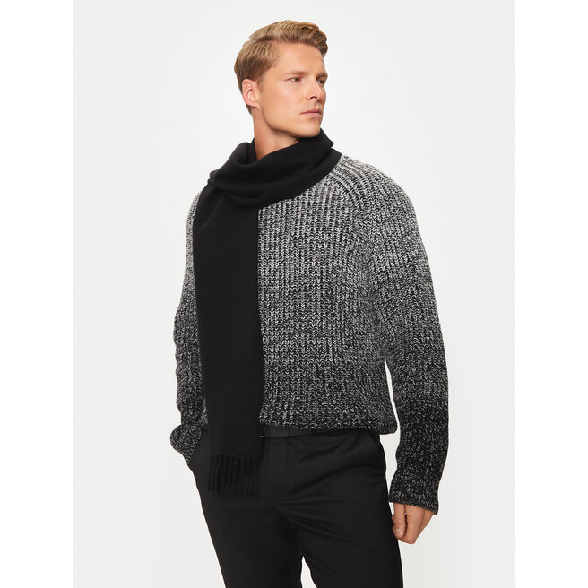 Szalik BOSS Naster 50517218 Czarny
