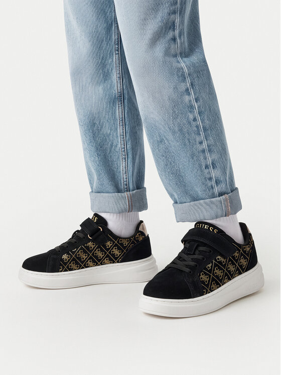 Guess Sneakersy EO-V9-27012 Czarny