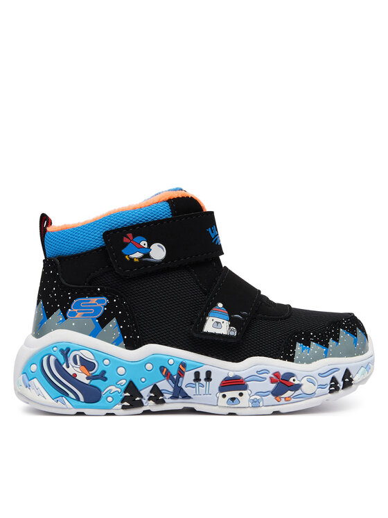 Skechers Śniegowce Play Scene - Frosty Pals 407319N/BKMT Czarny