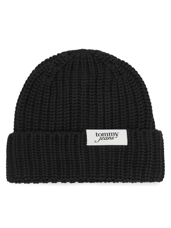 Tommy Hilfiger Czapka Script AW0AW18972 Czarny