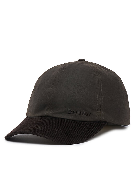 Barbour Czapka z daszkiem MHA0913OL71 Zielony ciemny
