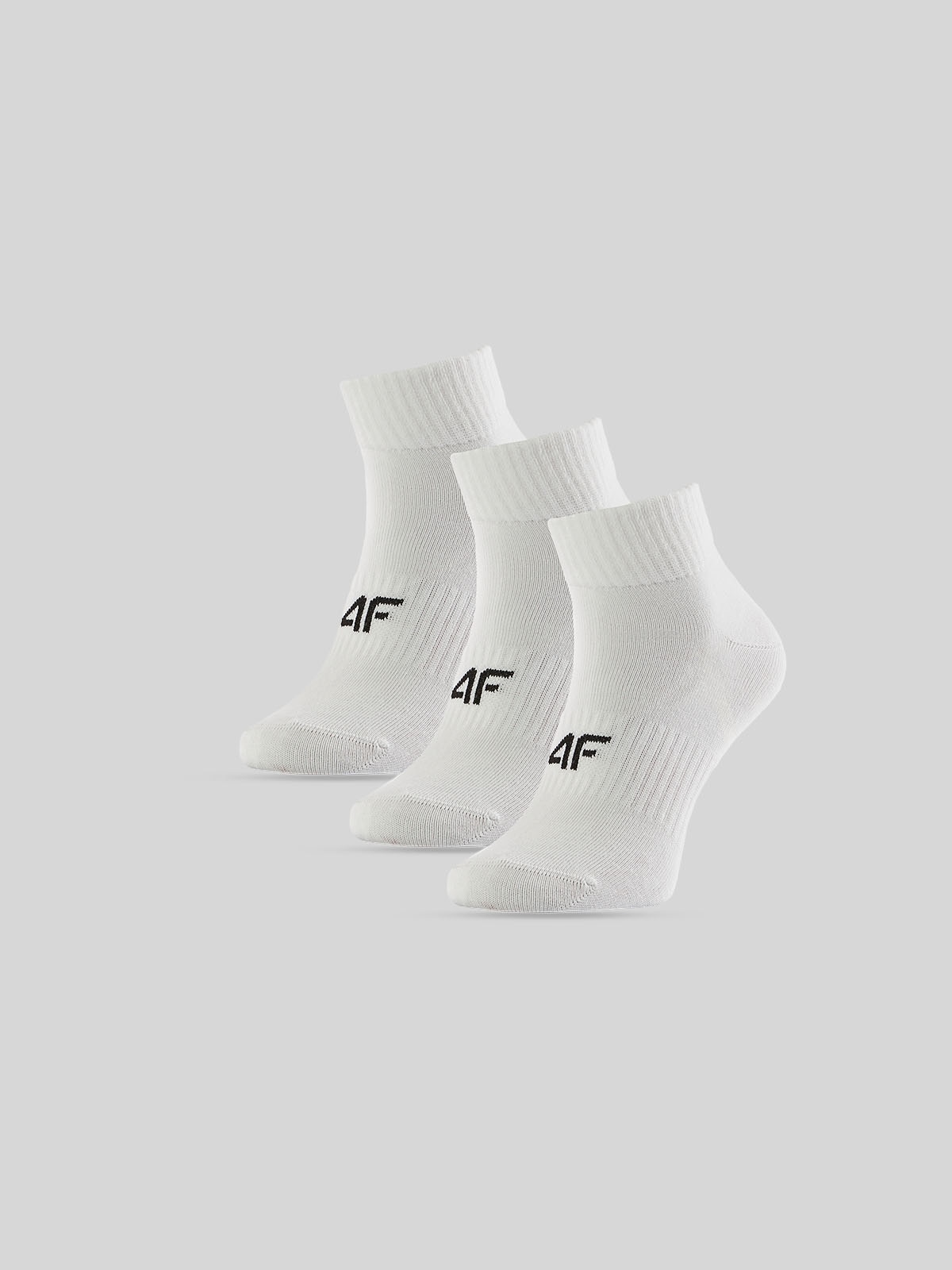 4F Skarpetki krótkie (3-pack) damskie - białe 35-38
