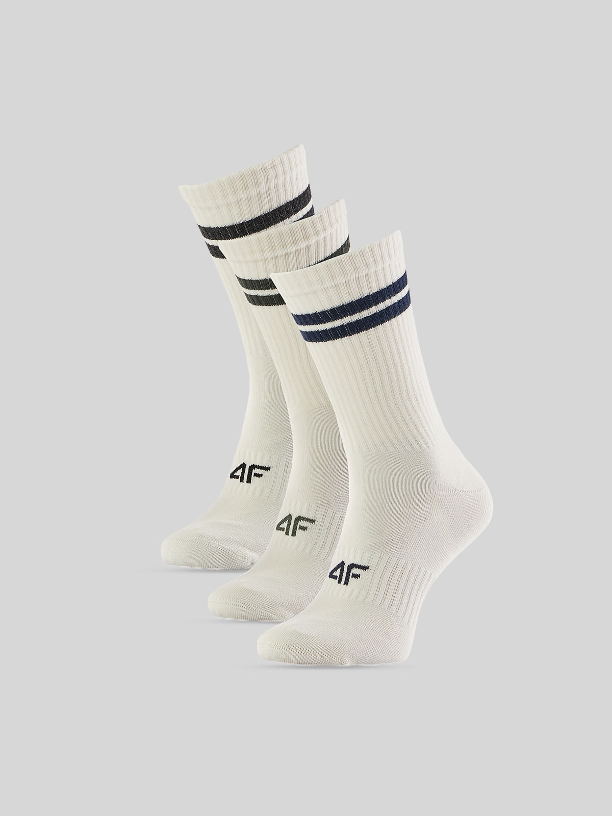 4F Skarpetki długie (3-pack) męskie - multikolor 43-46