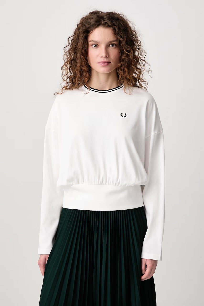 Fred Perry longsleeve damski bawełniany