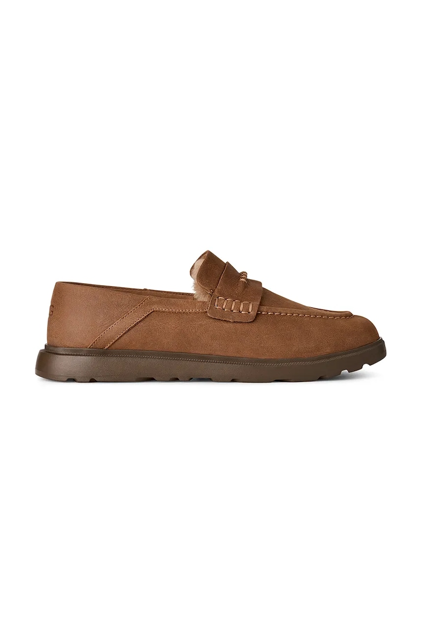 UGG M Shep Penny Loafer loafersy męskie nubukowe