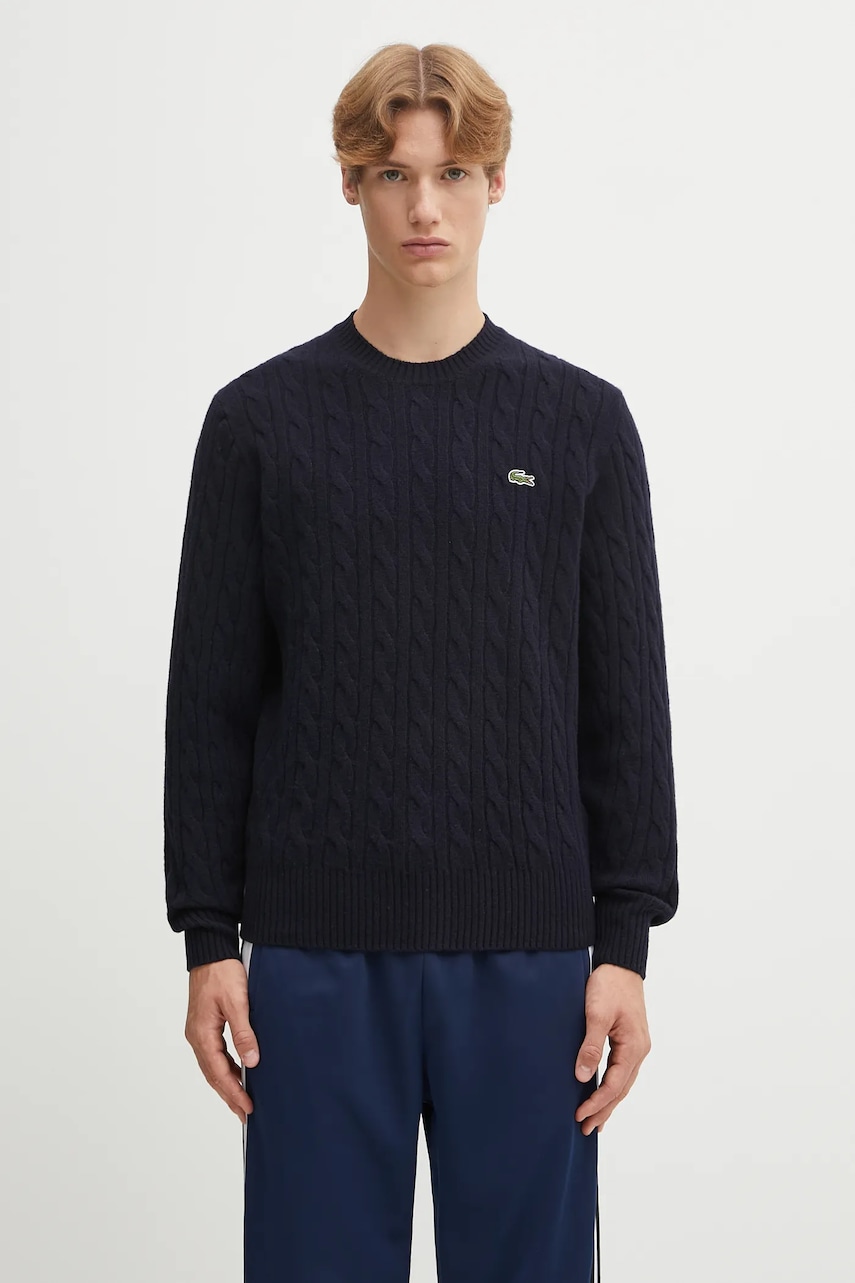 Lacoste sweter wełniany