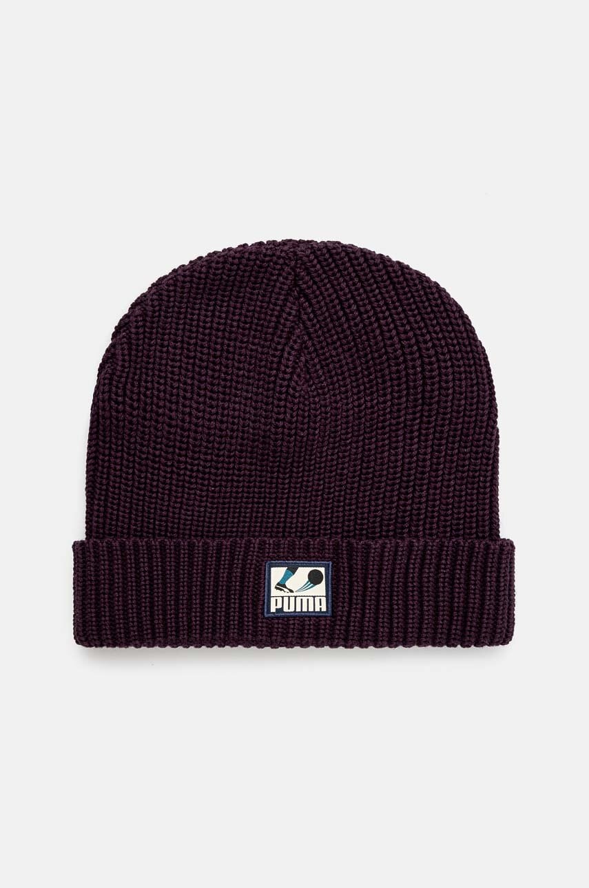Puma czapka bawełniana Classics Graphic Short Beanie