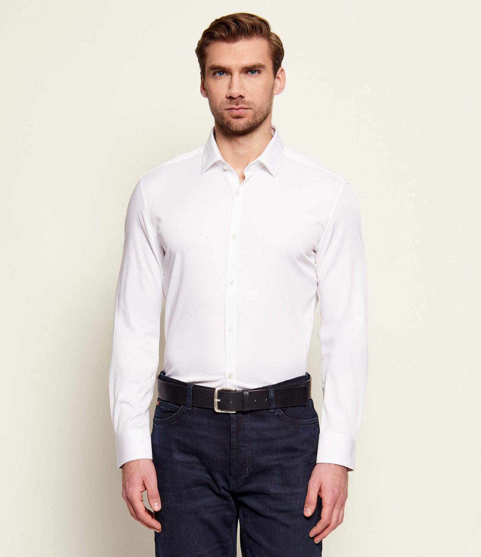HUGO Koszula Kenno Slim Fit stretch
