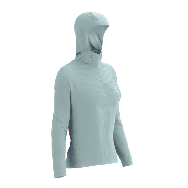 COMPRESSPORT Kurtka biegowa przeciwdeszczowa damska TEMPEST WATERPROOF JACKET ether
