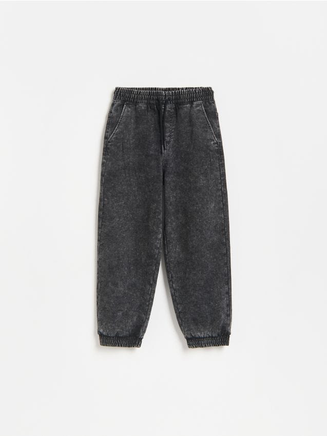 Reserved - Jeansy jogger - czarny