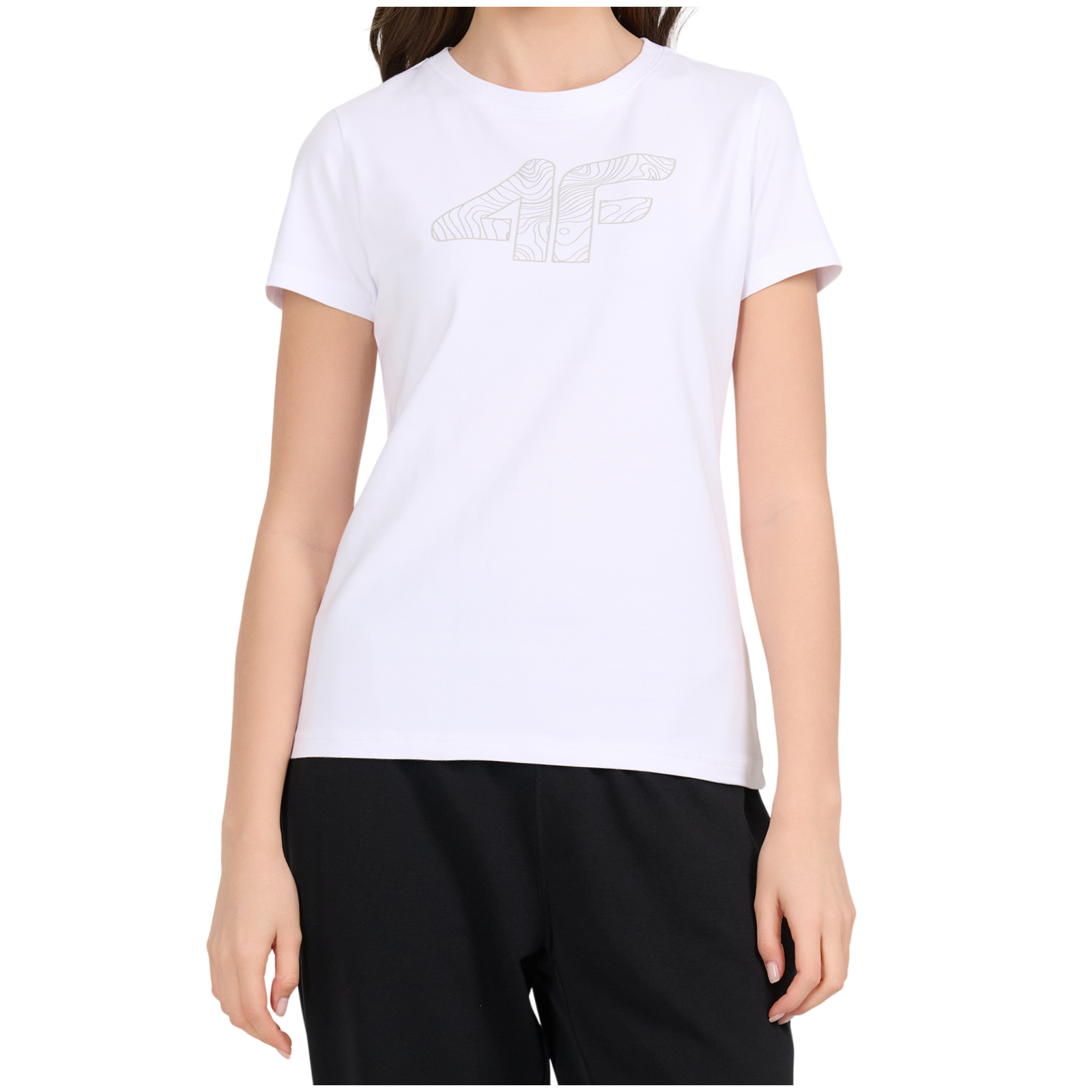 Koszulka damska 4F Tshirt F3309 Rozmiar: M / Kolor: biały
