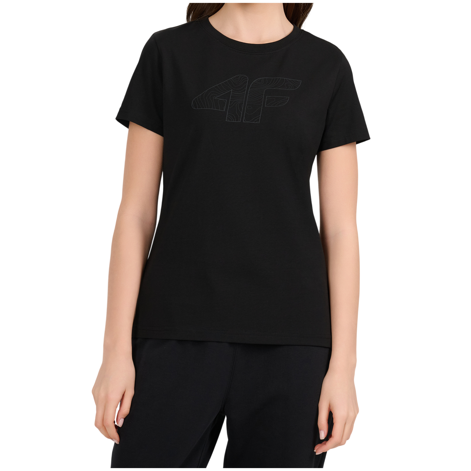 Koszulka damska 4F Tshirt F3309 Rozmiar: M / Kolor: czarny