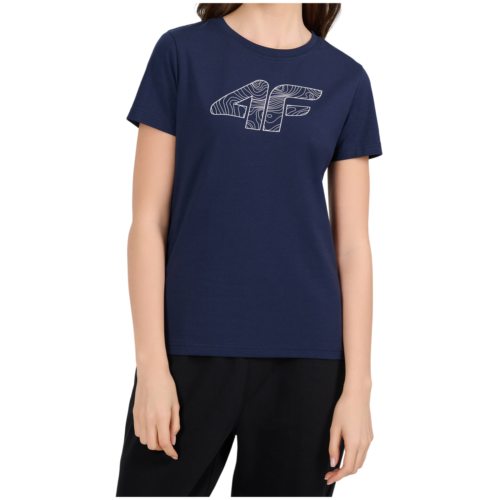 Koszulka damska 4F Tshirt F3309 Rozmiar: S / Kolor: ciemnoniebieski