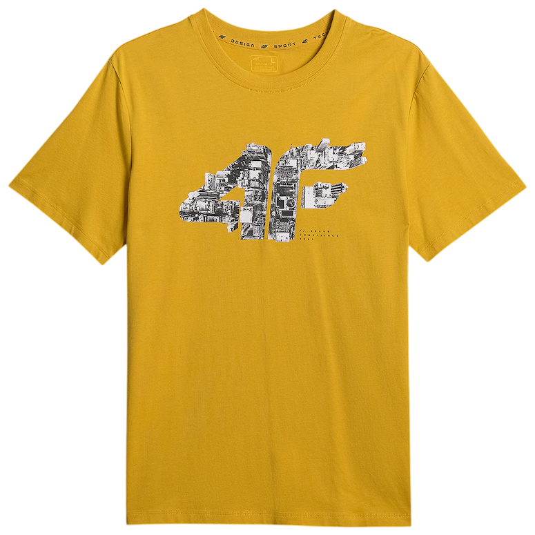 Koszulka męska 4F Shirt M2659 Rozmiar: L / Kolor: żółty