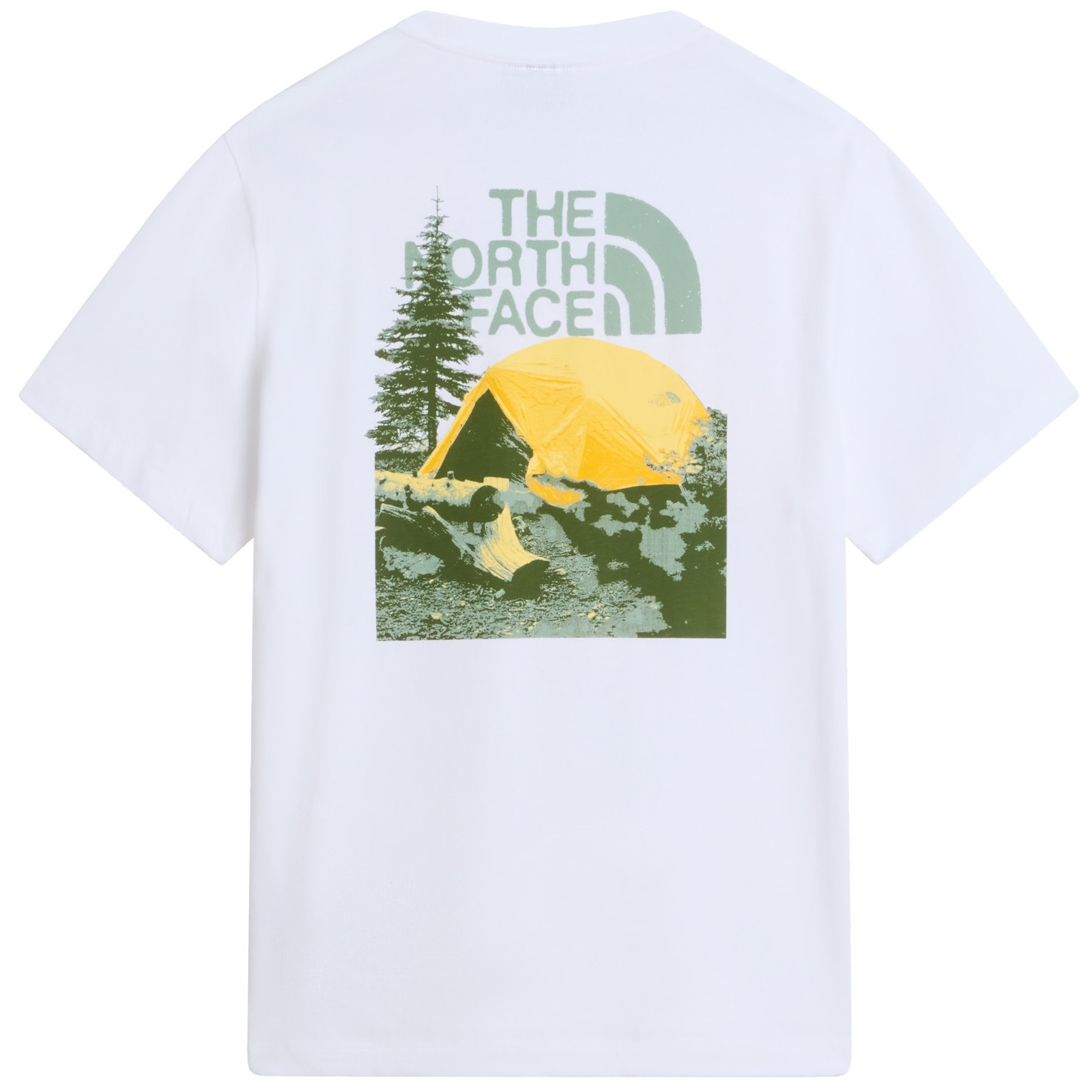 Koszulka męska The North Face M Pitch A Tent Relaxed Ss Tee Rozmiar: XL / Kolor: biały