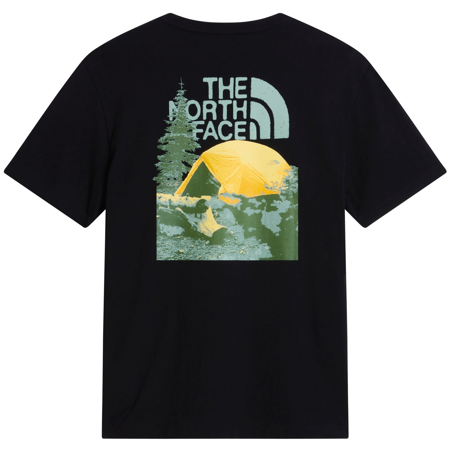 Koszulka męska The North Face M Pitch A Tent Relaxed Ss Tee Rozmiar: XXL / Kolor: czarny