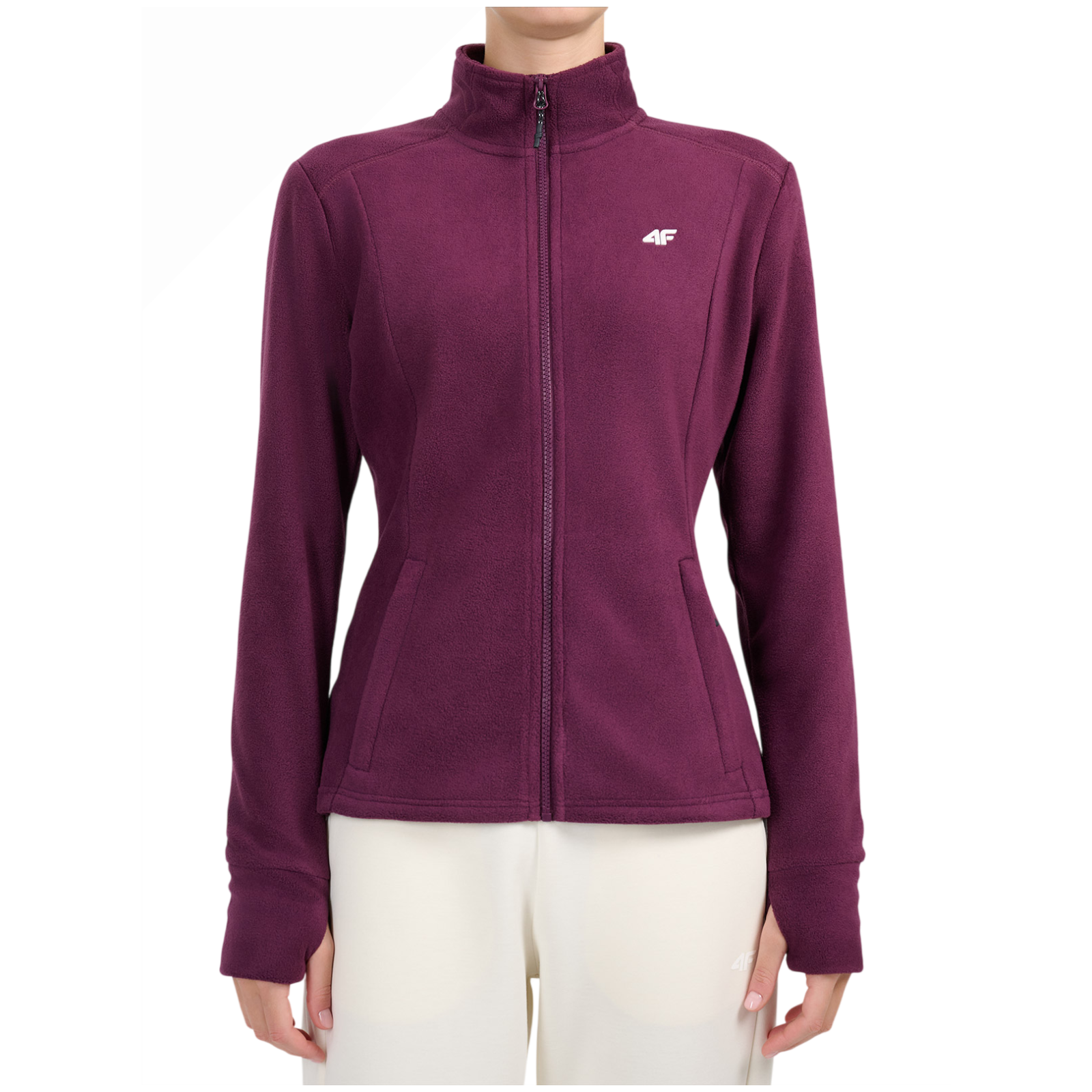 Bluza damska 4F Fleece F479 Rozmiar: L / Kolor: bordowy